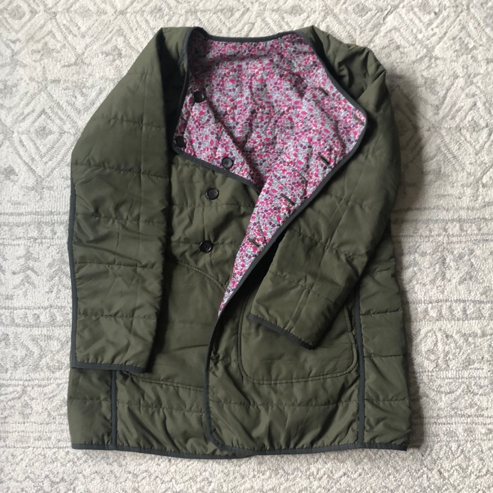 J.Crew Liberty London Floral Puffer Jacket